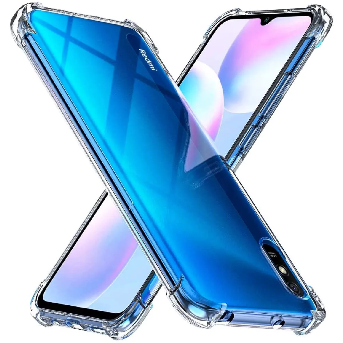 Little Boutik Coque À Angles Renforcés Xiaomi Redmi 9A - Transparent