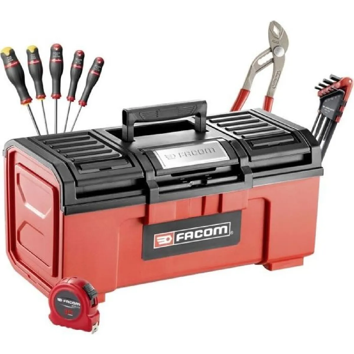 Boite à Outils FACOM BP.C19NCM1PB 19 + 16 Outils Livré avec 5 Tvis Protwist + 9 Clés mâles + 1 pince multiprise + 1 Mesure 2m - vue 6