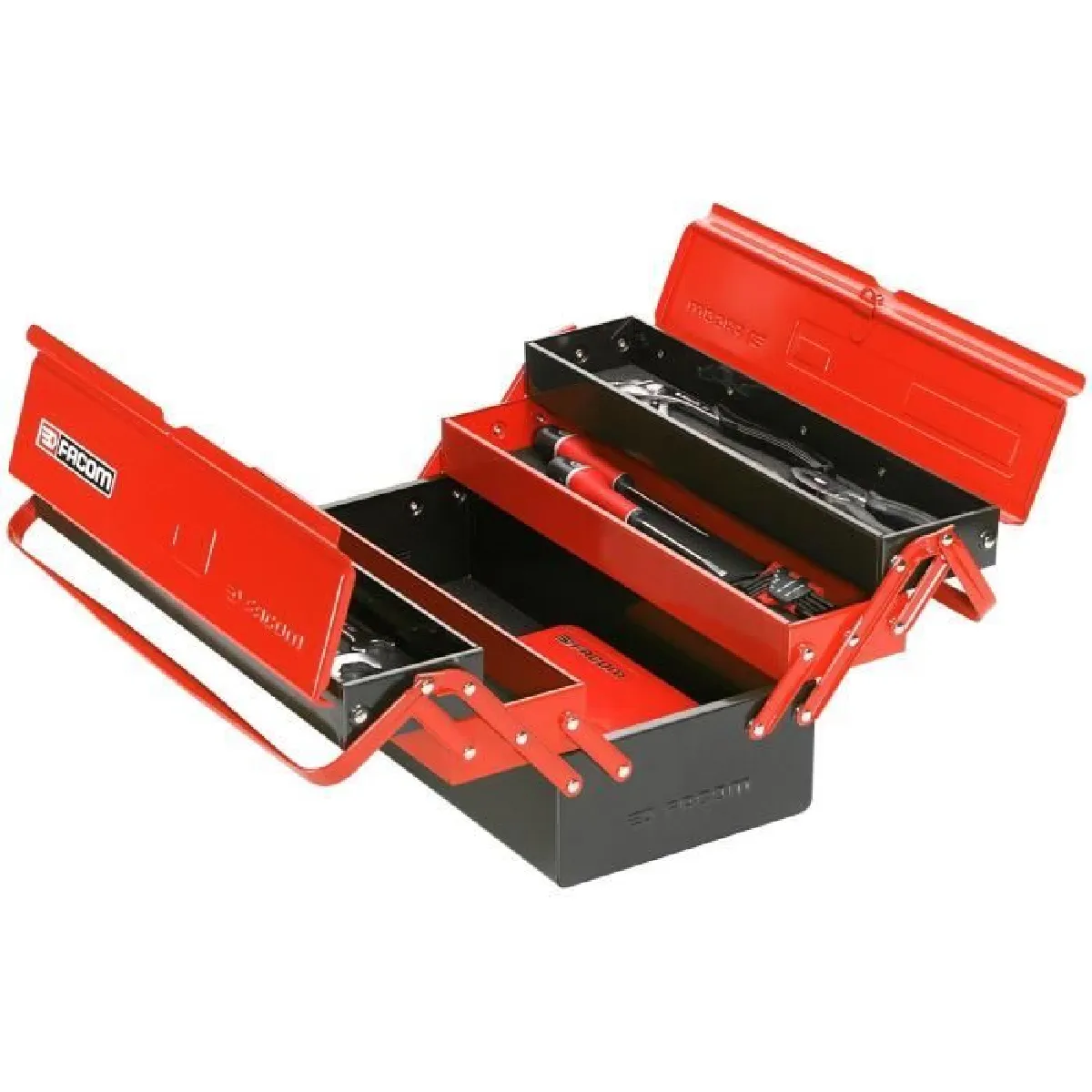 Facom Rouge/Noir Bt.11gpb Boîte À Outils Vide Acier - Image 4