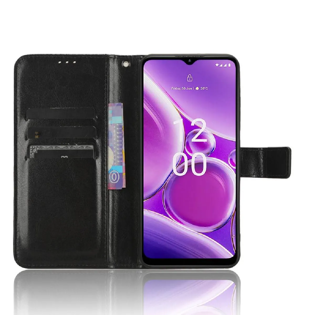 KARTXITAI Coque Compatible avec Nokia G22,Housse Étui de Protection en Ultra Transparente Silicone en Gel TPU Souple Case Cover Shock-Absorption-Le Loup