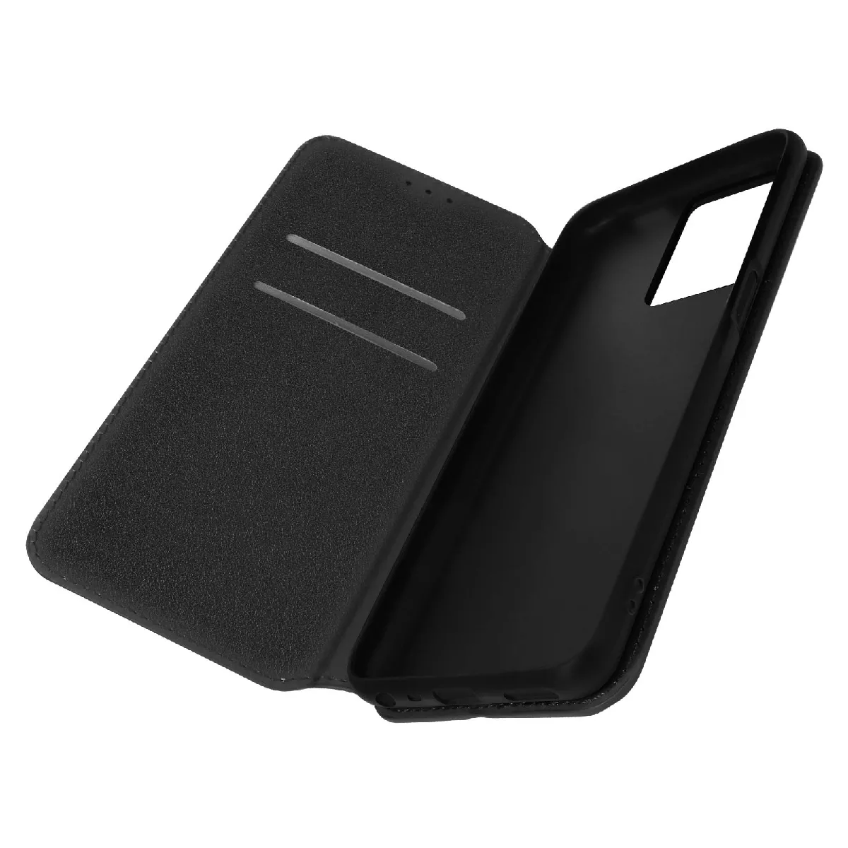 Avizar Noir Housse Pour Oppo A77 Clapet Porte-Carte Support Vidéo