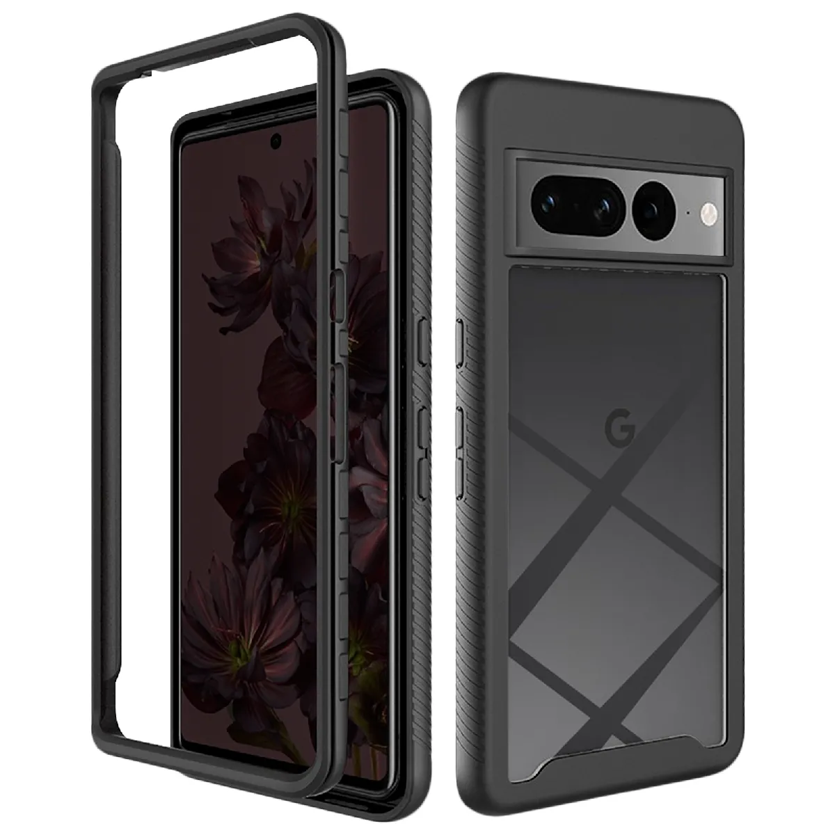 Avizar Noir Coque Google Pixel 7 Pro