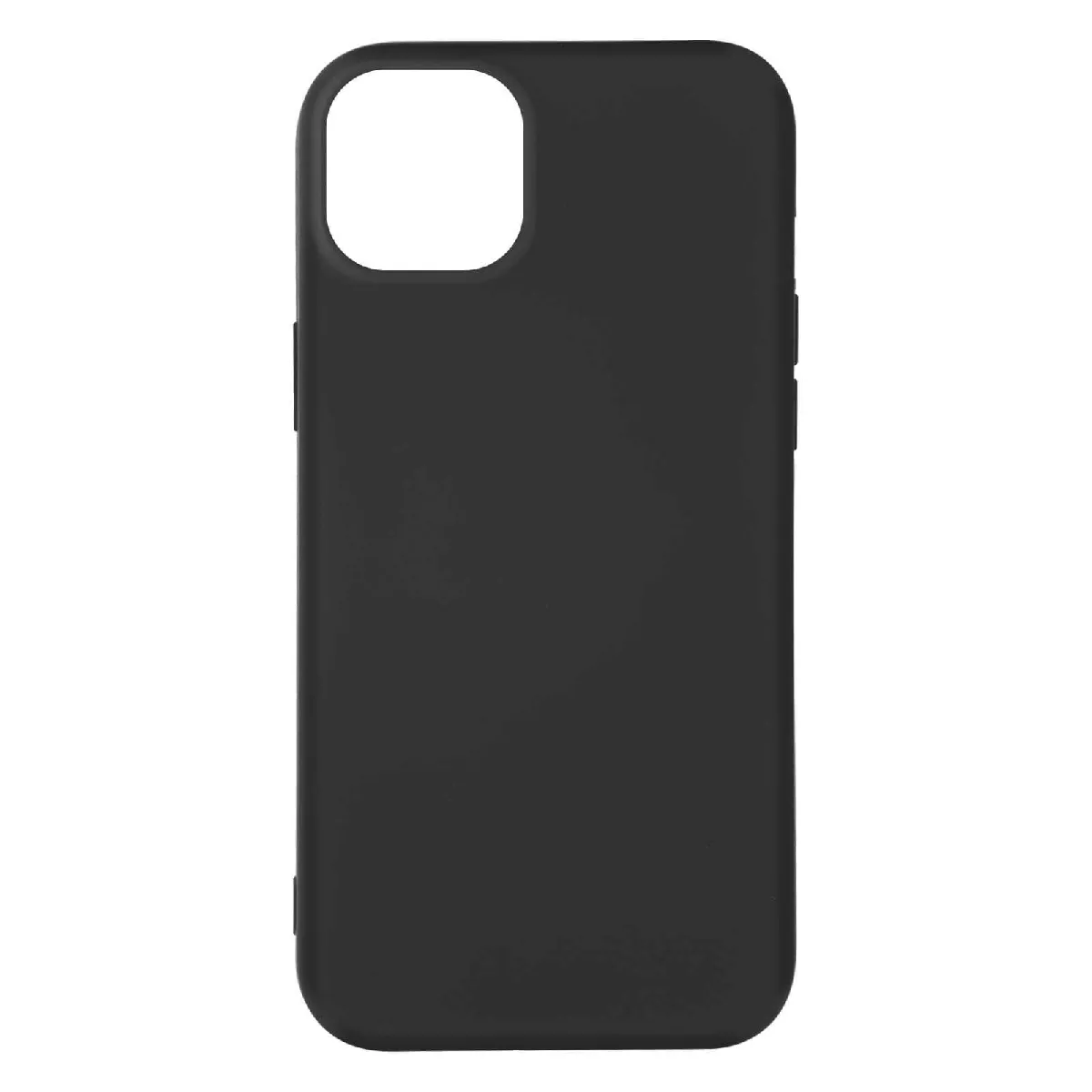 Avizar Noir Coque Pour Iphone 14 Semi-Rigide Soft-Touch Fine