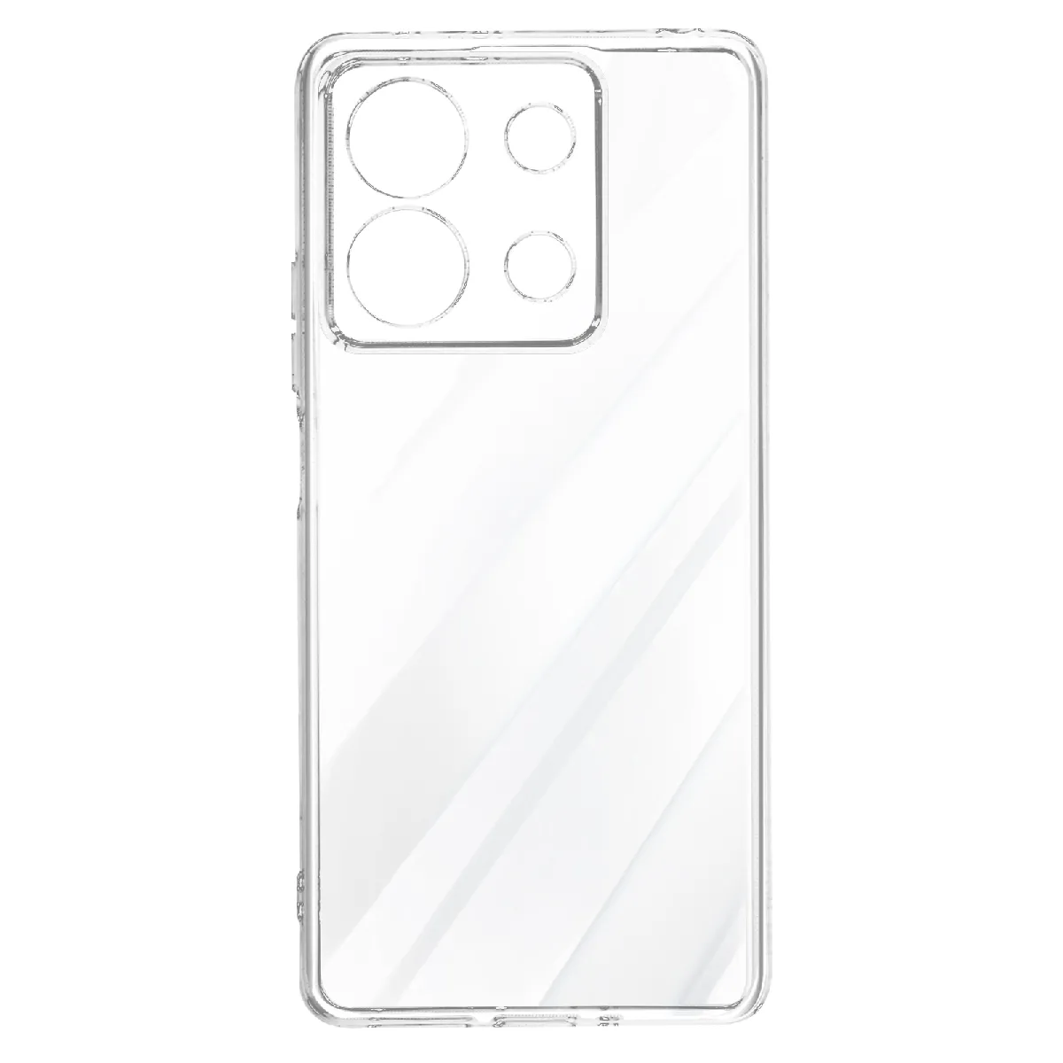 Avizar Coque Pour Xiami Redmi Note 13 5G Silicone Souple Design Fin Transparent