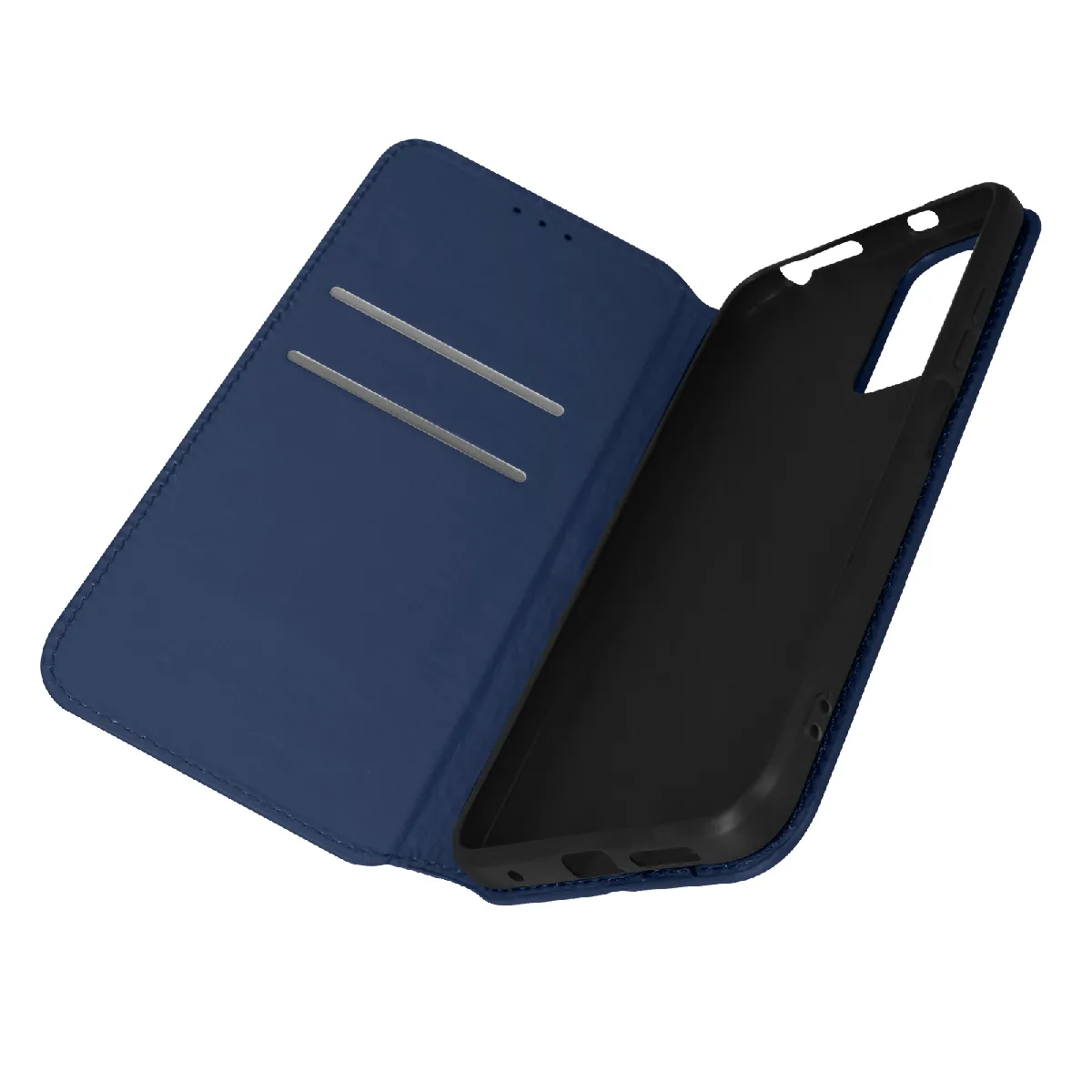 Avizar Bleu Housse Portefeuille Pour Xiaomi Redmi Note 11 Pro 5G Support Vidéo Nuit