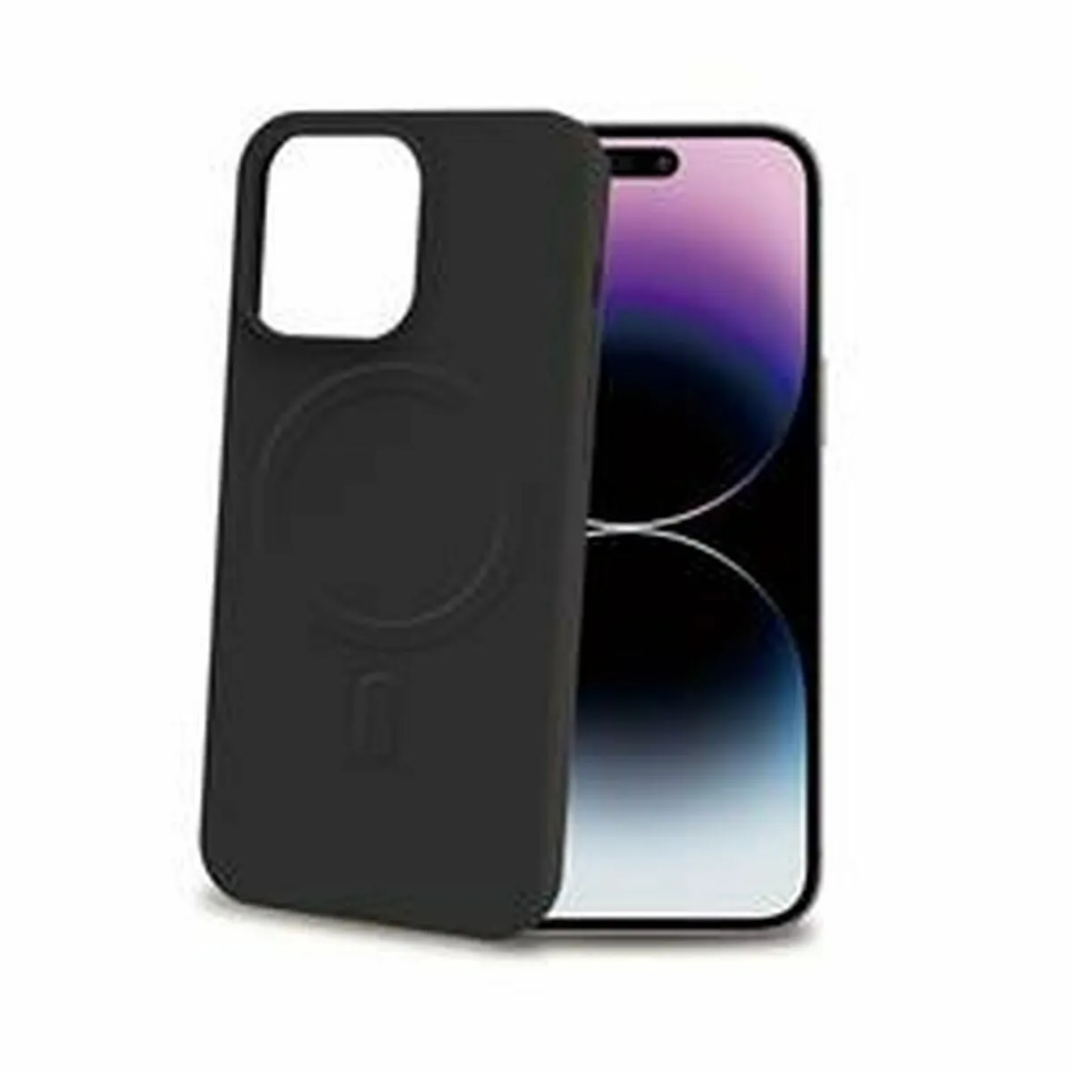 Celly Noir Coque En Polyuréthane Pour Apple Iphone 15 Pro Max