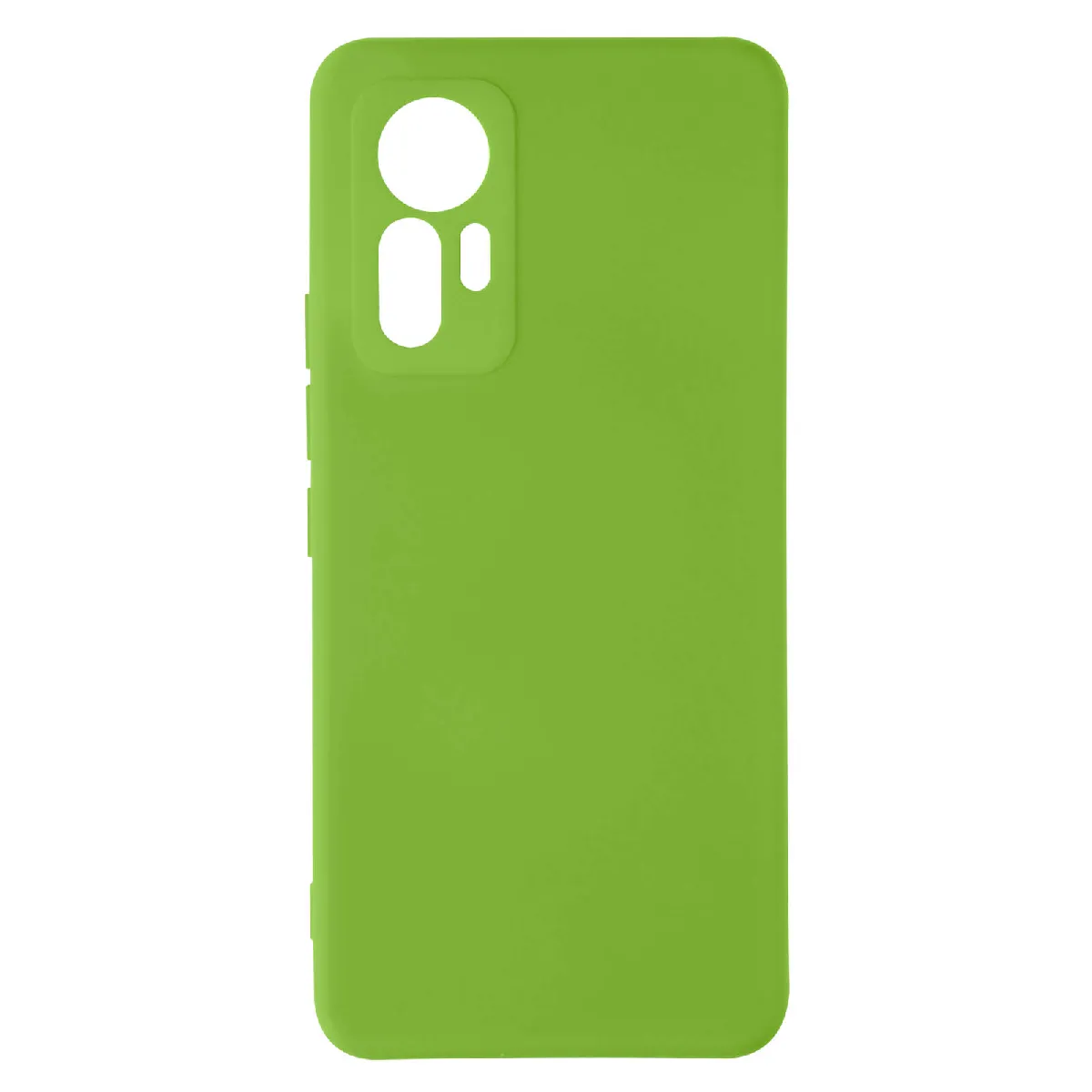 Avizar Vert Coque Pour Xiaomi 12 Lite Silicone Semi-Rigide Soft-Touch Fine