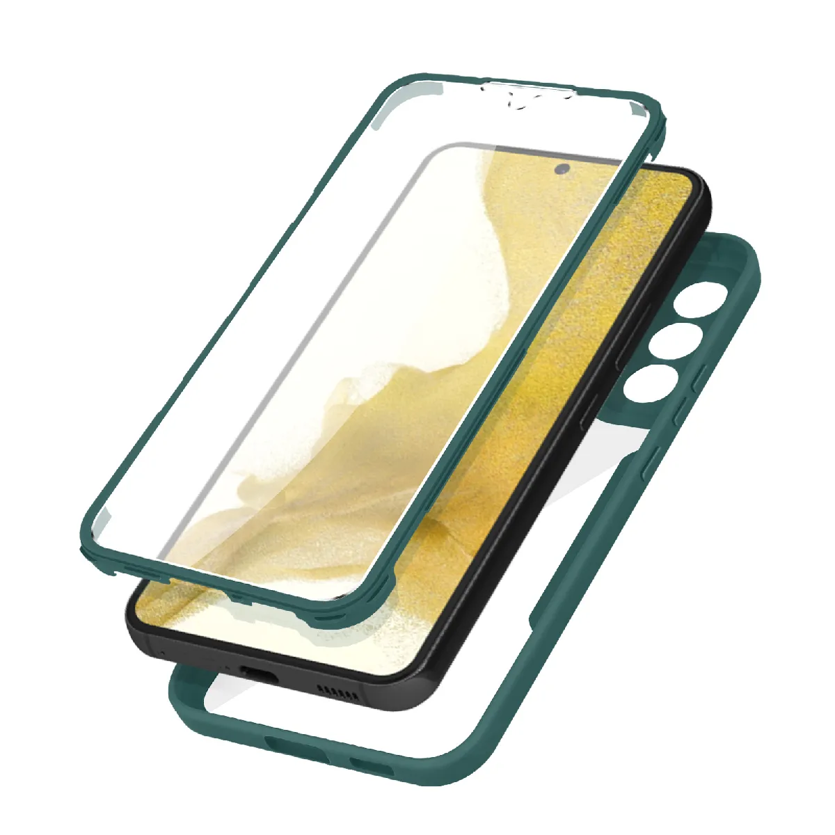 AVIZAR  Coque Samsung Galaxy S22 Plus - Vert