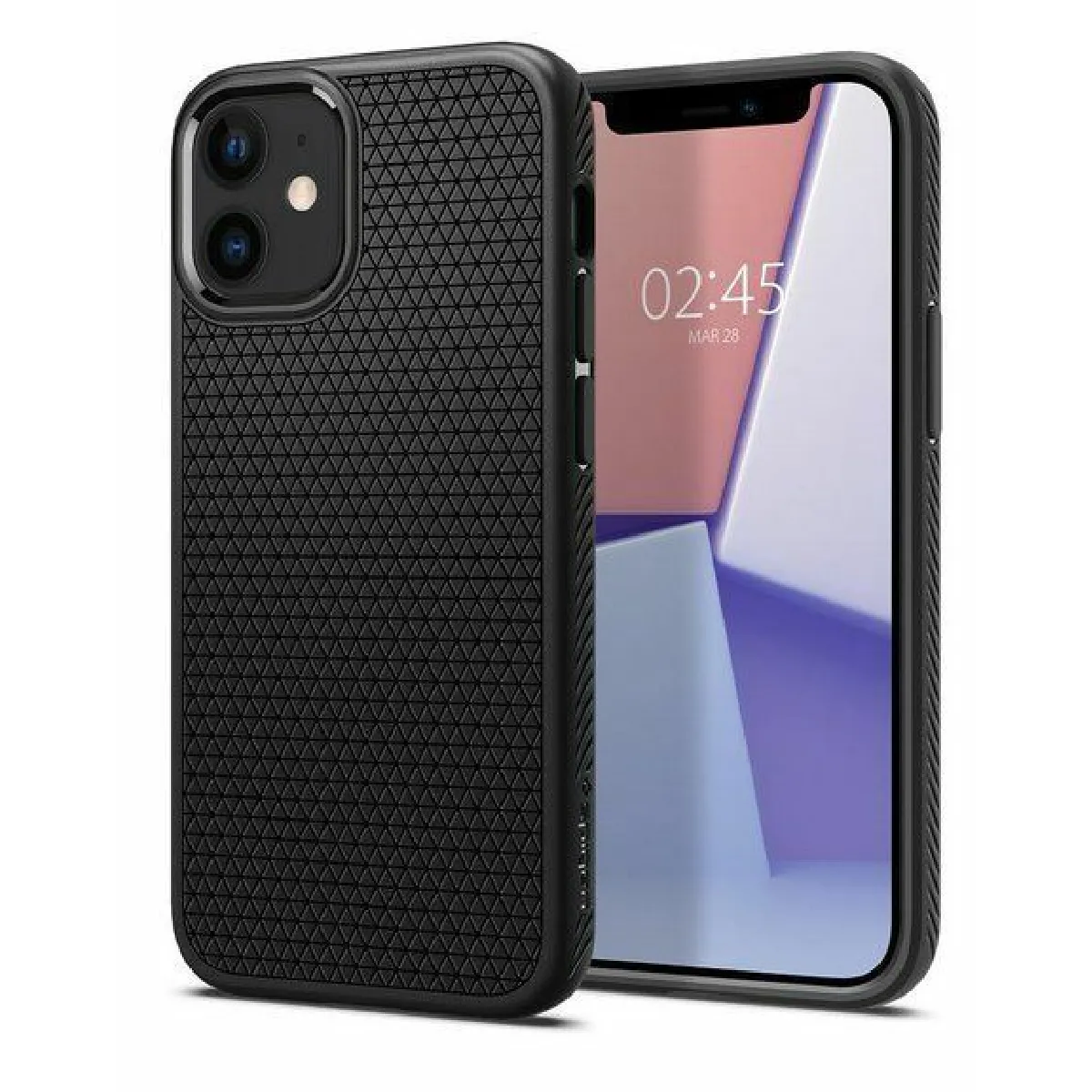 SPIGEN SGP Spigen Liquid Air Noir pour iPhone 12 mini