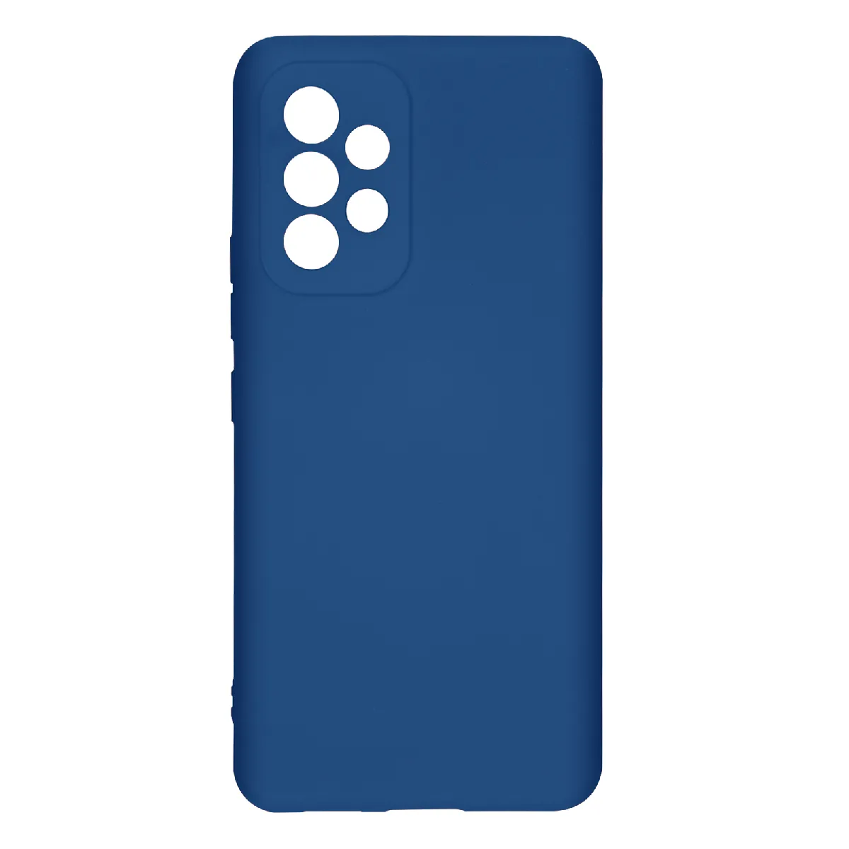 Avizar Bleu Coque Pour Samsung Galaxy A53 5G Silicone Semi-Rigide Finition Soft-Touch Fine