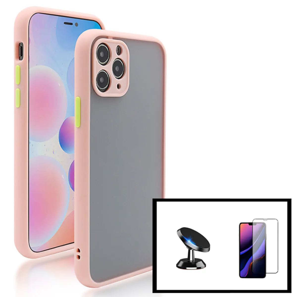 PHONECARE Coque Antichoc Caméra iPhone 11 - Rose