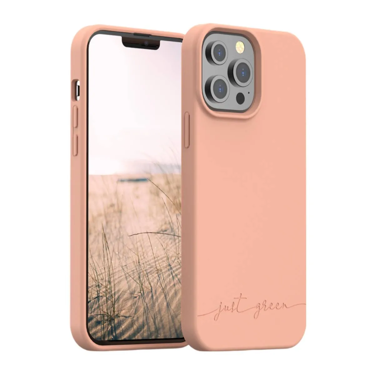 Just green jgcovip1361ps - coque just green bio iphone 13 pro sand