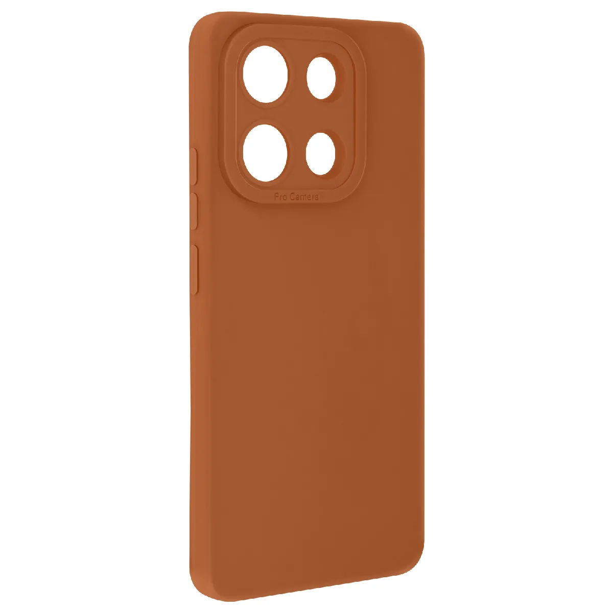 Avizar Marron Coque Pour Xiaomi Redmi Note 13 4G Silicone Protection Caméra