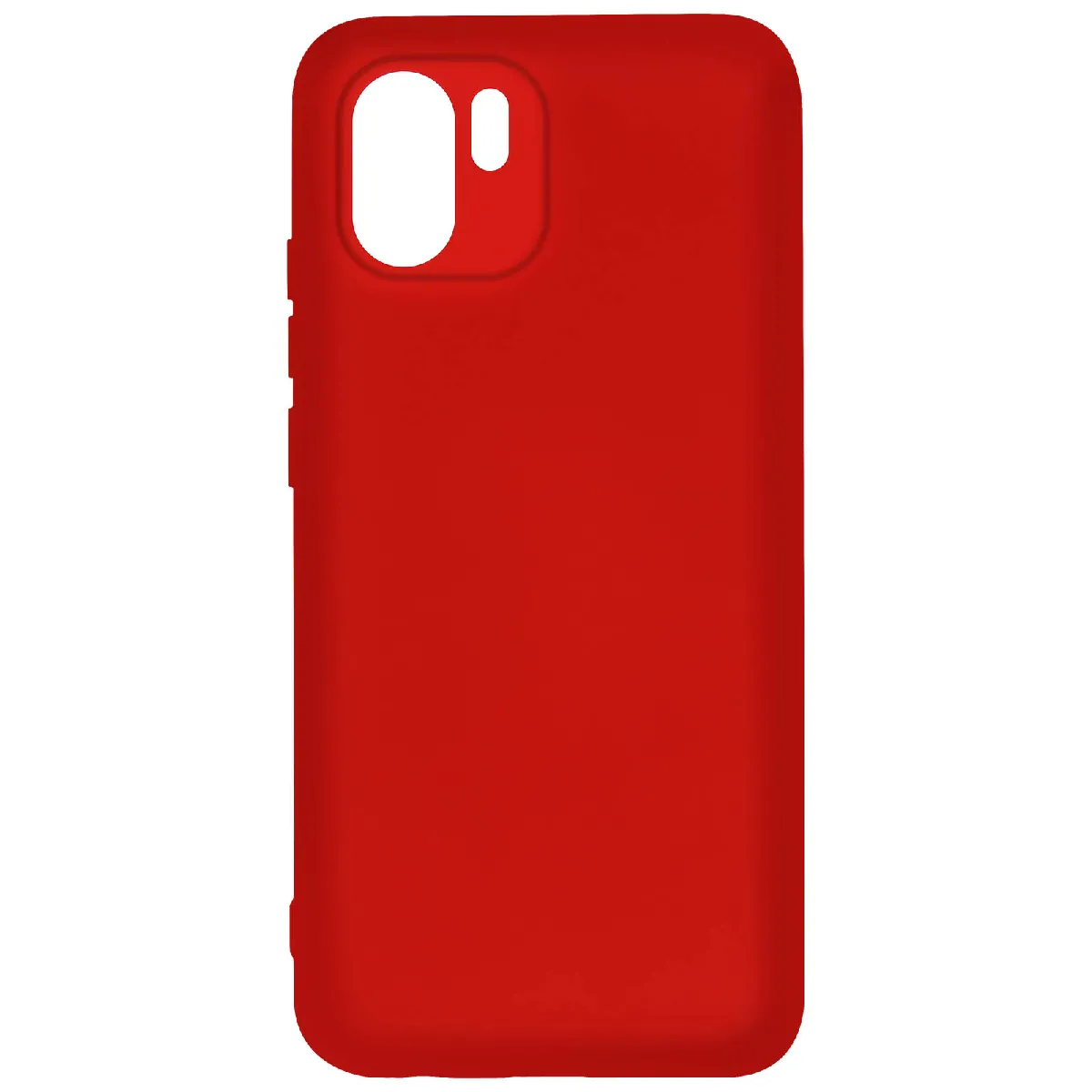 Avizar Rouge Coque Pour Xiaomi Redmi A1 Et A2 Semi-Rigide Soft-Touch Fine