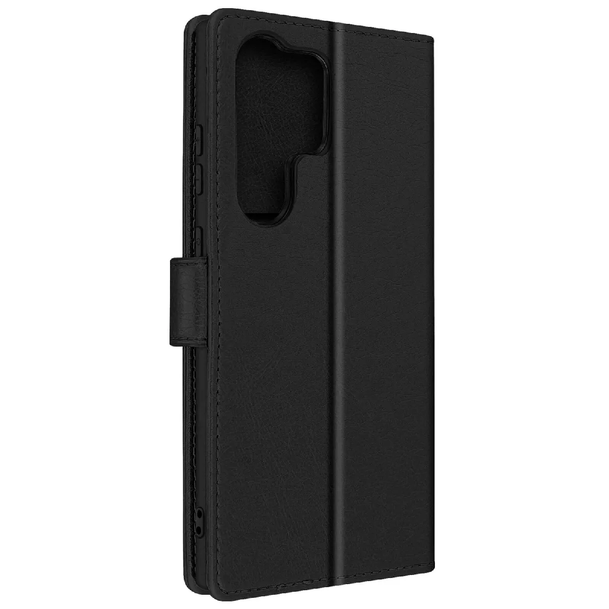 Avizar Noir Housse Pour Samsung Galaxy S23 Ultra Portefeuille Et Support Vidéo