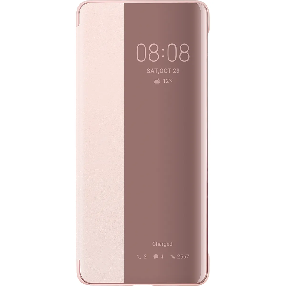 Huawei Etui Folio P30 Pro Rose - vue 1