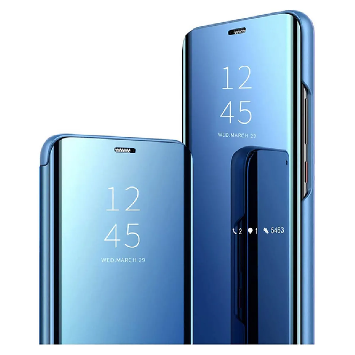 Htdmobiles Bleu Housse Portefeuille Samsung Galaxy A55 5G