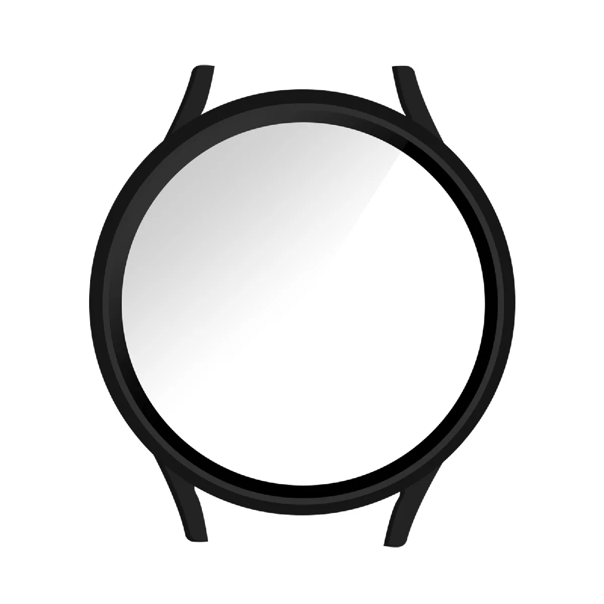 Avizar Noir Protection Intégrale Verre Trempé Pour Samsung Galaxy Watch 5, 40Mm