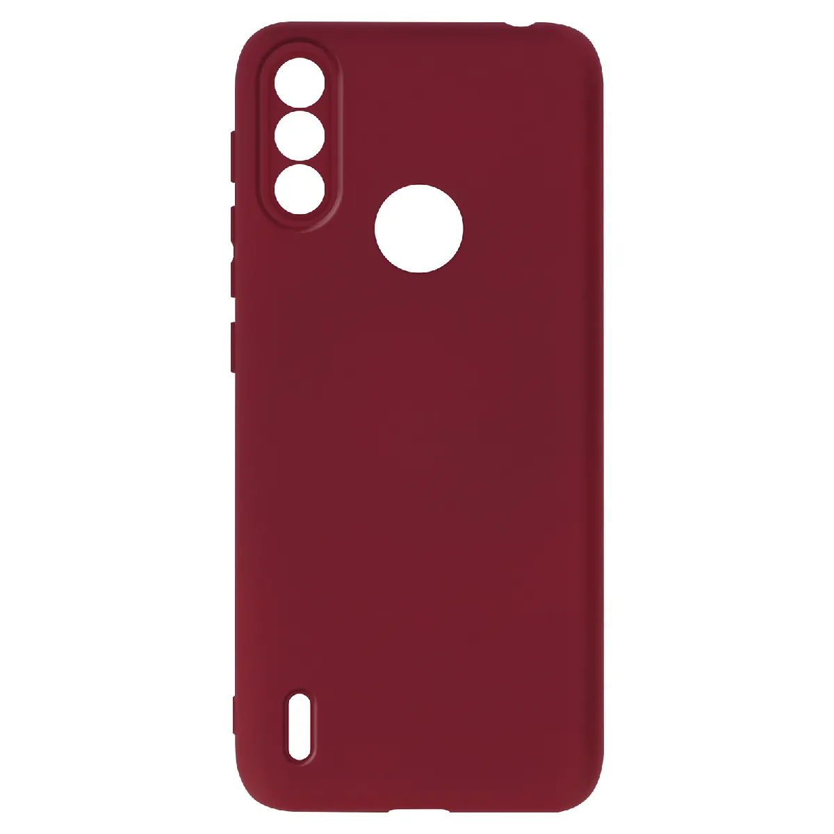 Avizar Fuschia Coque Motorola Moto E7i - Silicone