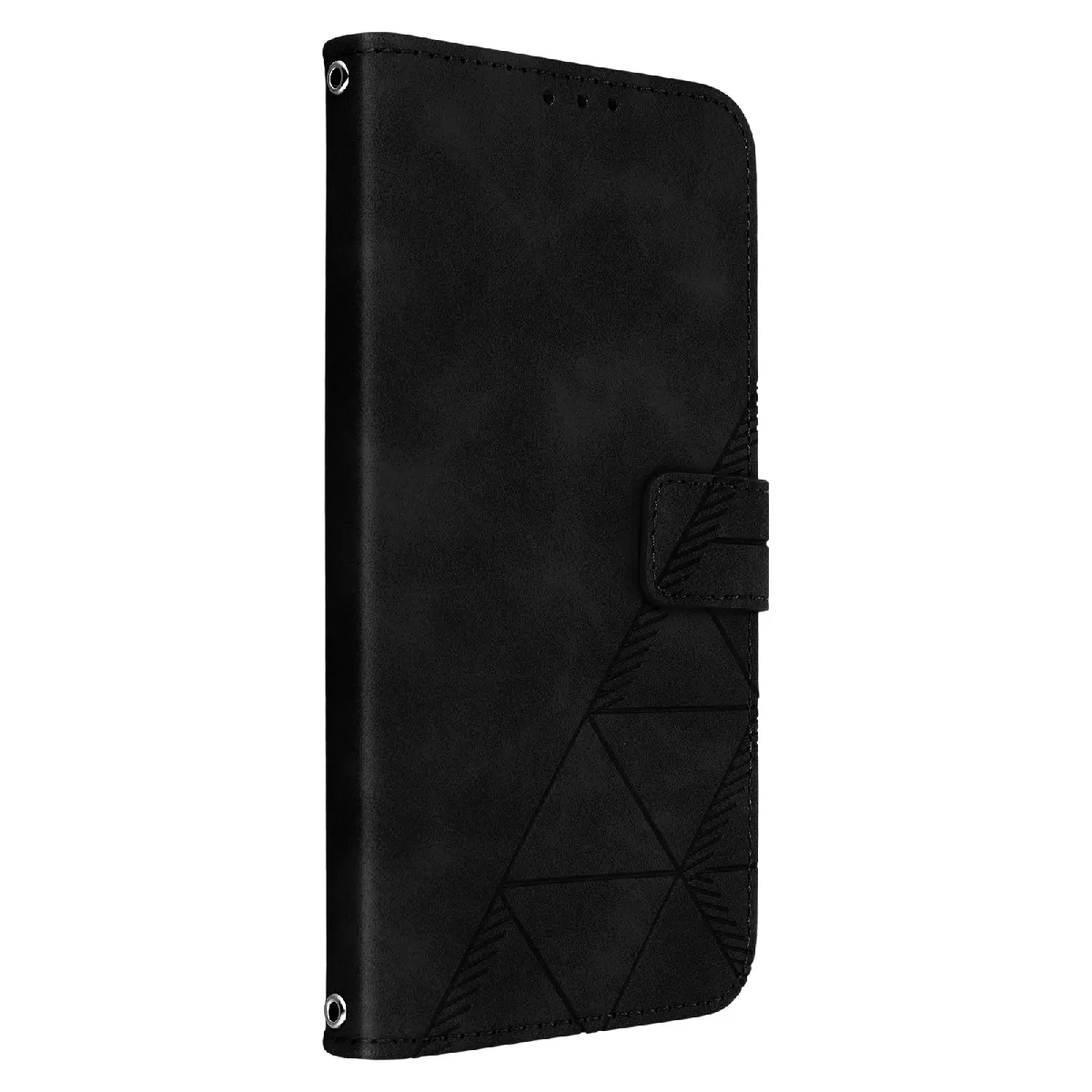 Avizar Noir Housse Iphone 14 Plus Portefeuille Et Support Vidéo Fermeture Magnétique