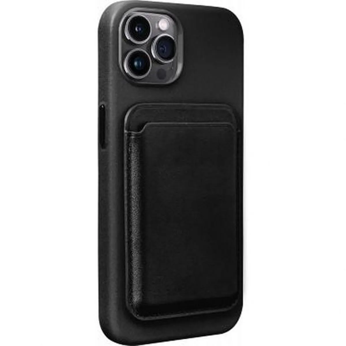 Bigben Noir Connected Coque Pour Iphone 14 Pro Avec Porte-Carte Amovible