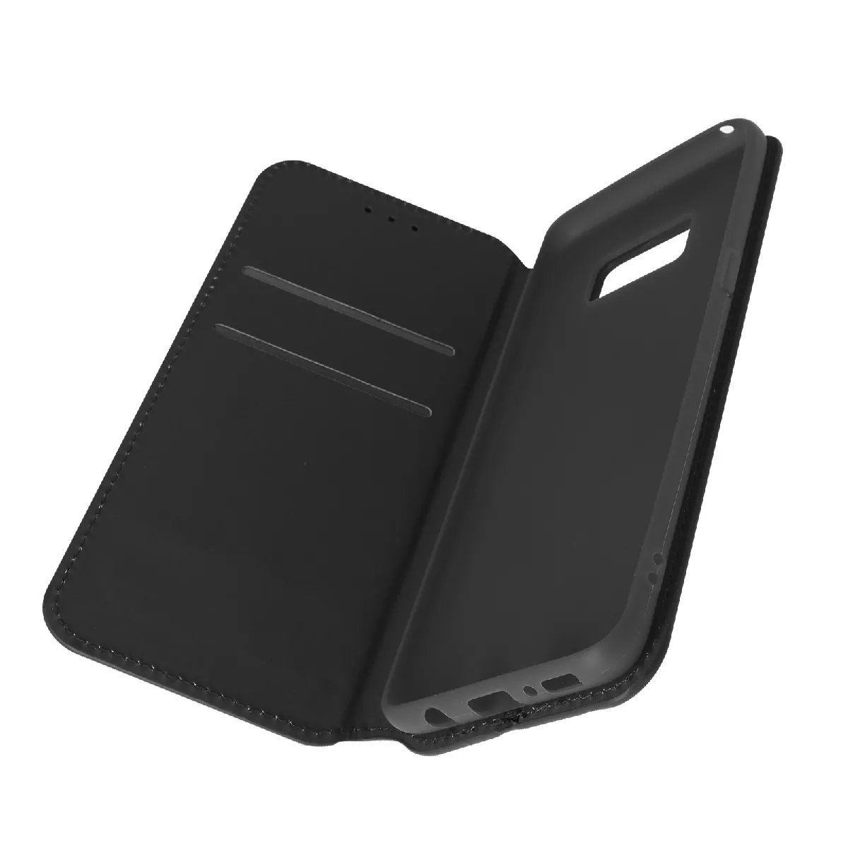 Avizar Noir Housse Samsung Galaxy S8 Clapet Portefeuille Support Vidéo
