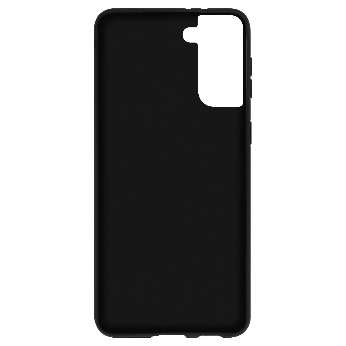 Avizar Noir Coque Pour Samsung Galaxy S21 Souple Flexible Antichoc Finition Mat
