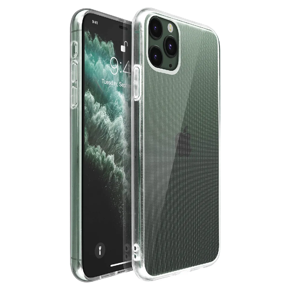 Avizar Coque Iphone 11 Pro Max Silicone Gel Flexible Résistant Ultra Fine Transparent