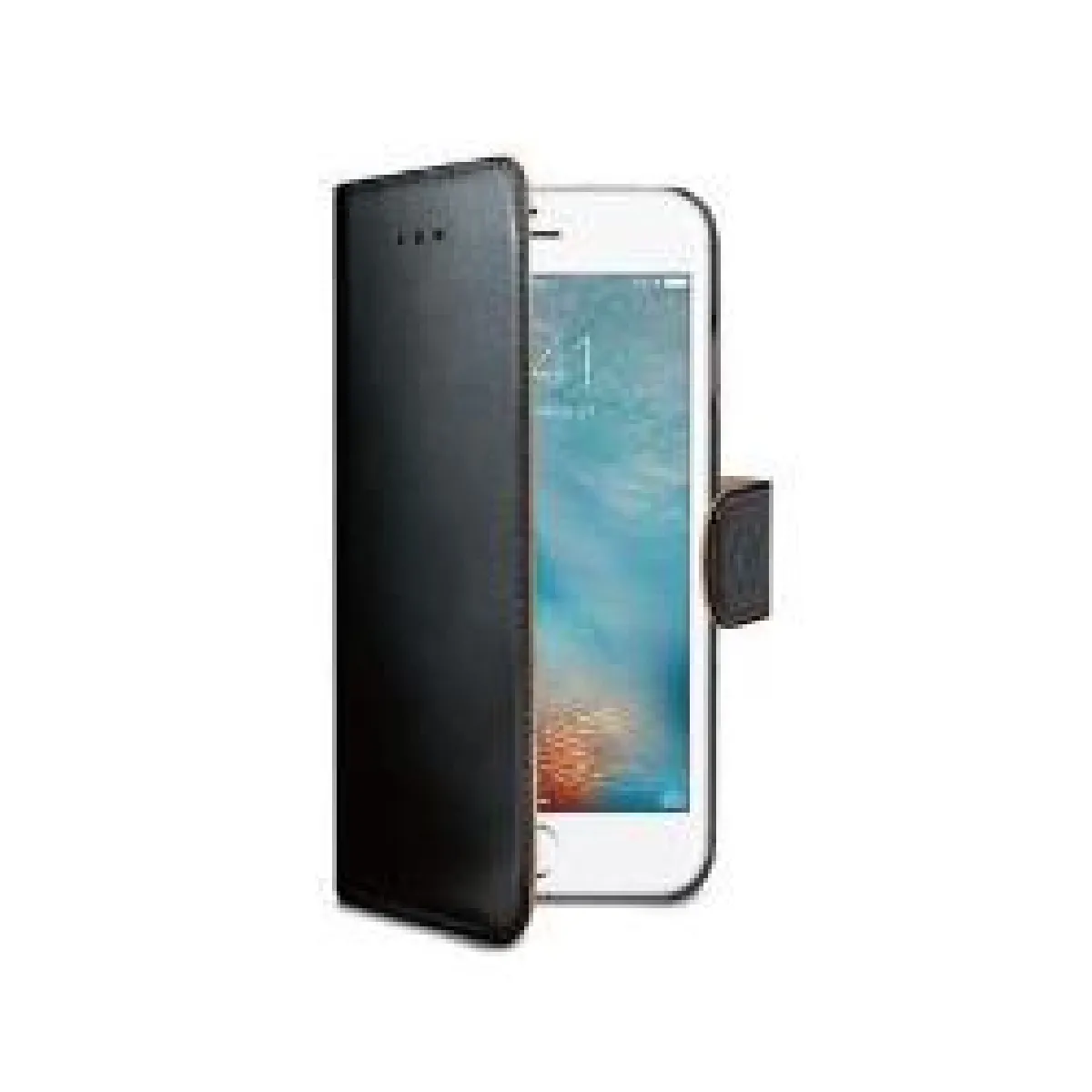 Celly Noir Étui Wally800 Iphone 7