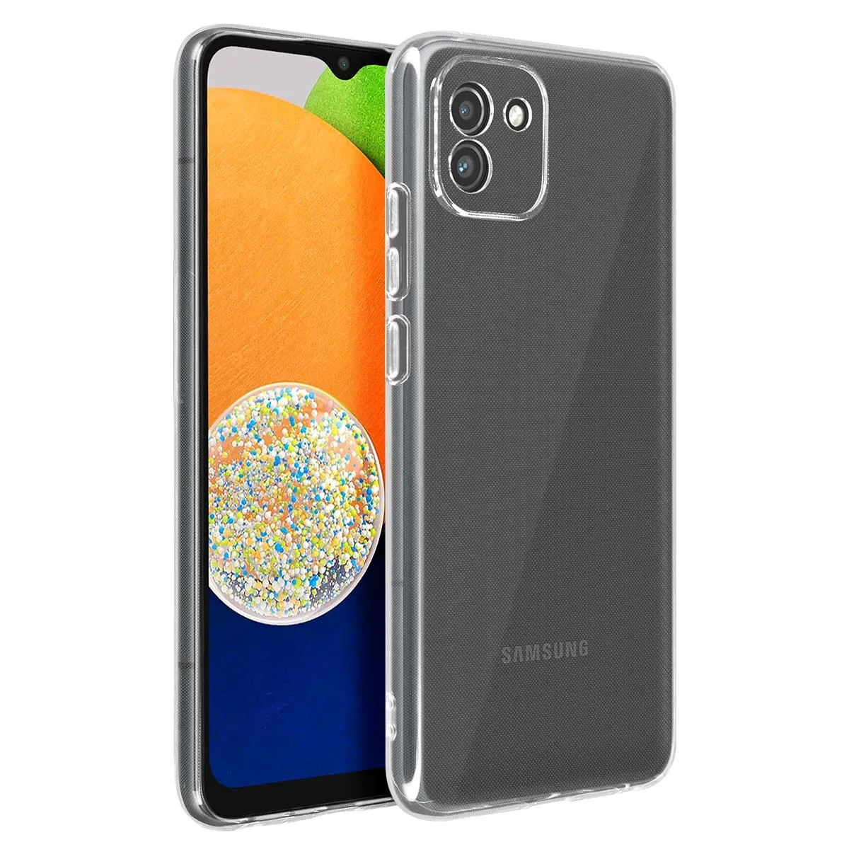 Samsung Coque Souple Et Ultra Fine Pour Galaxy A03 A035 Transparent