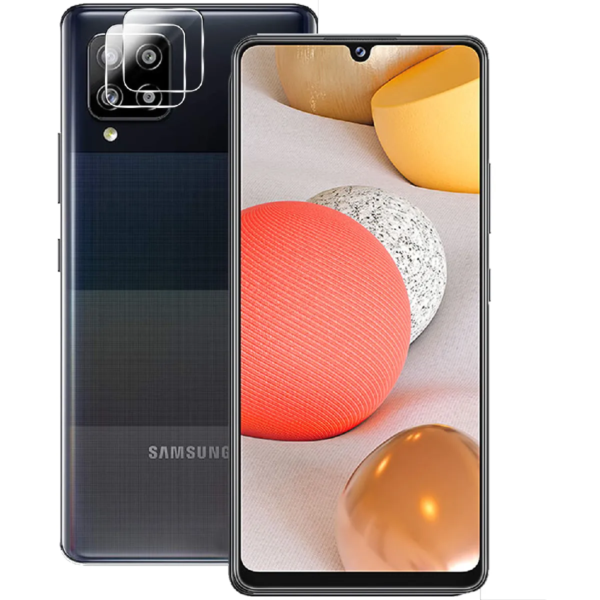 Xeptio Protection Caméra En Verre Trempé Samsung Galaxy A42 5G - Transparent