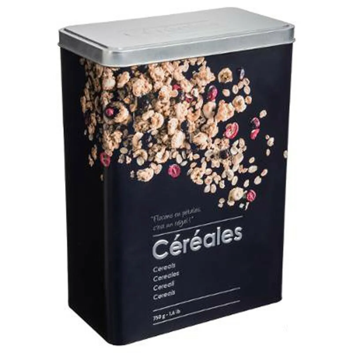 Générique Noir Boîte À Céréales De Rangement