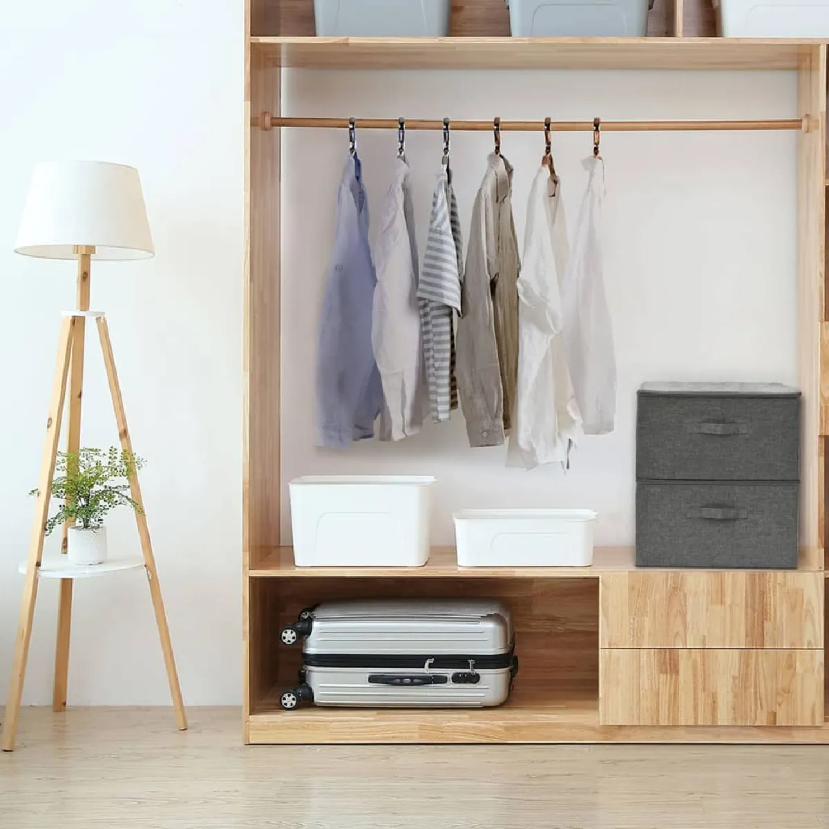 vidaXL Boîtes rangement argentées - vue 3