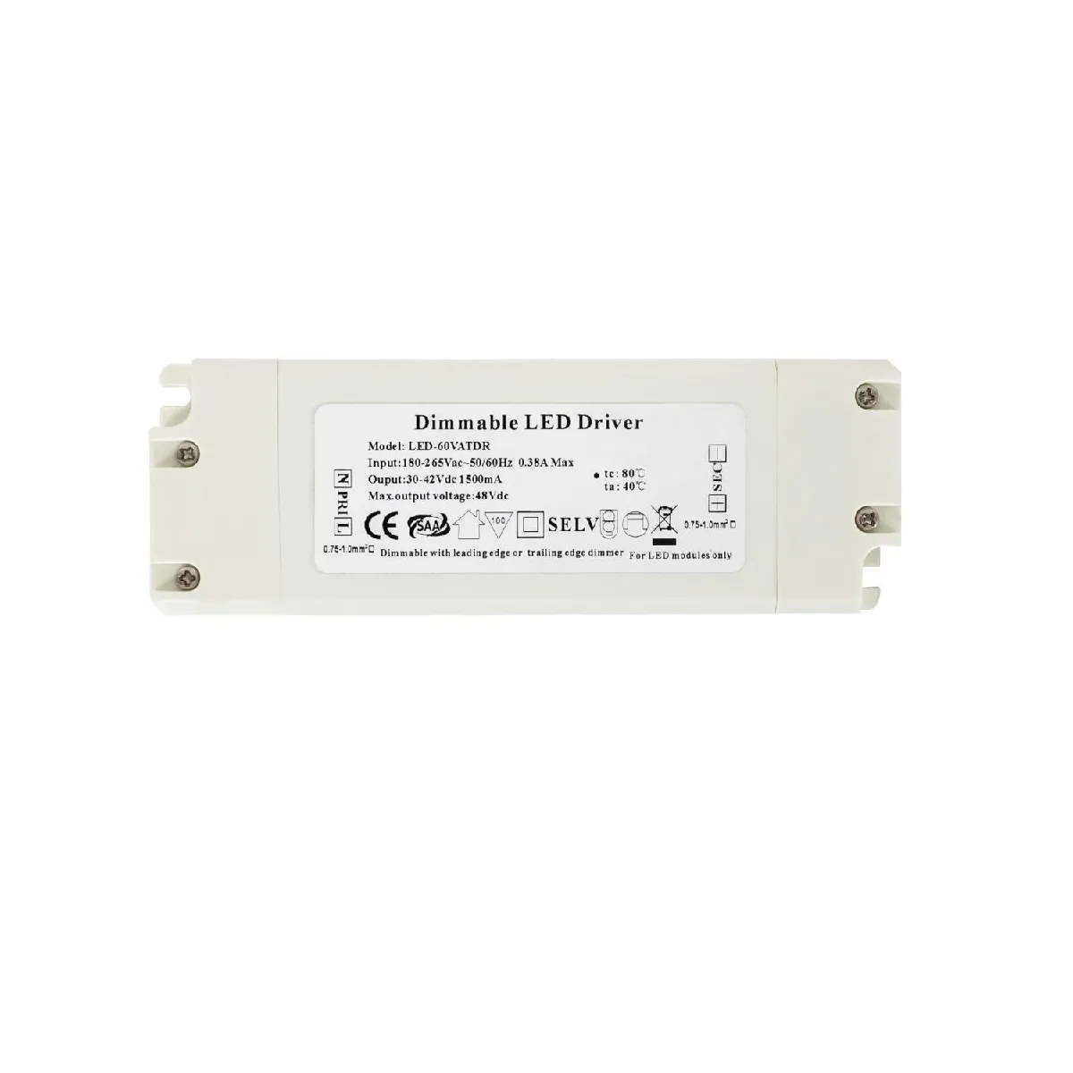 Ledkia Driver Dimmable Triac 220-240V 65W