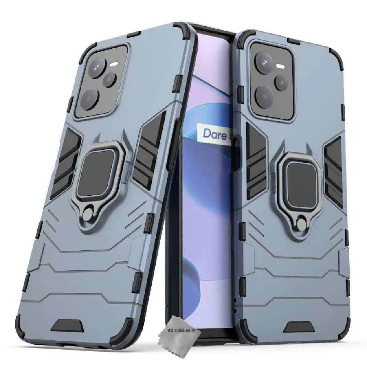 Htdmobiles Bleu Coque Realme C35/Narzo 50A Prime