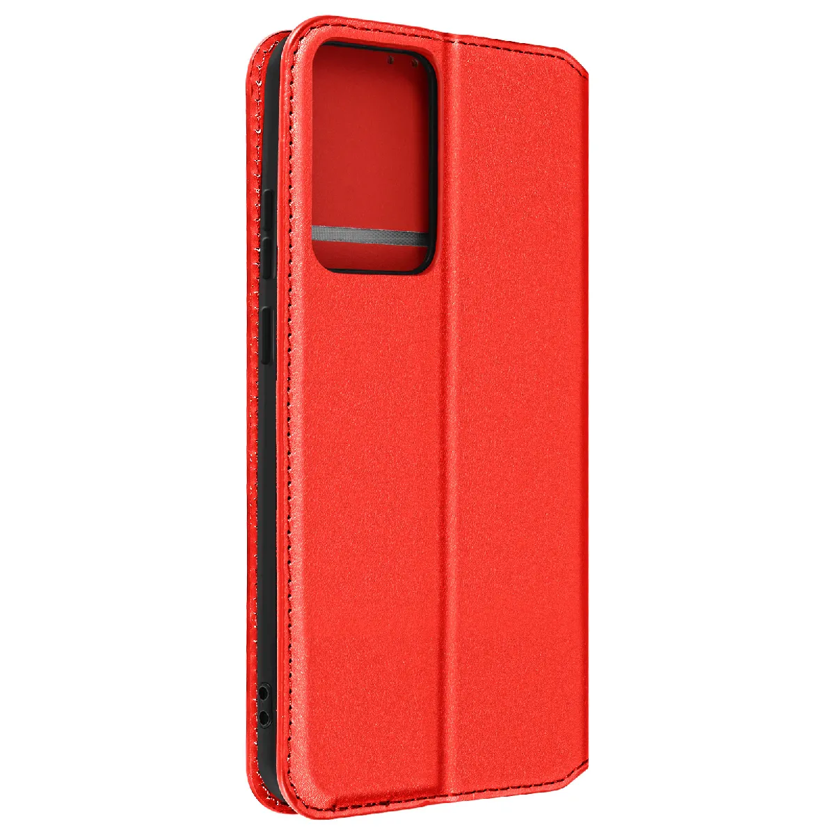Avizar Rouge Housse Pour Xiaomi 13 Lite Clapet Magnétique Porte-Carte Support Vidéo