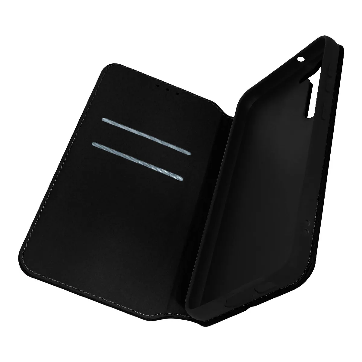 Avizar Noir Housse Pour Samsung Galaxy S23 Clapet Porte-Carte Support Vidéo