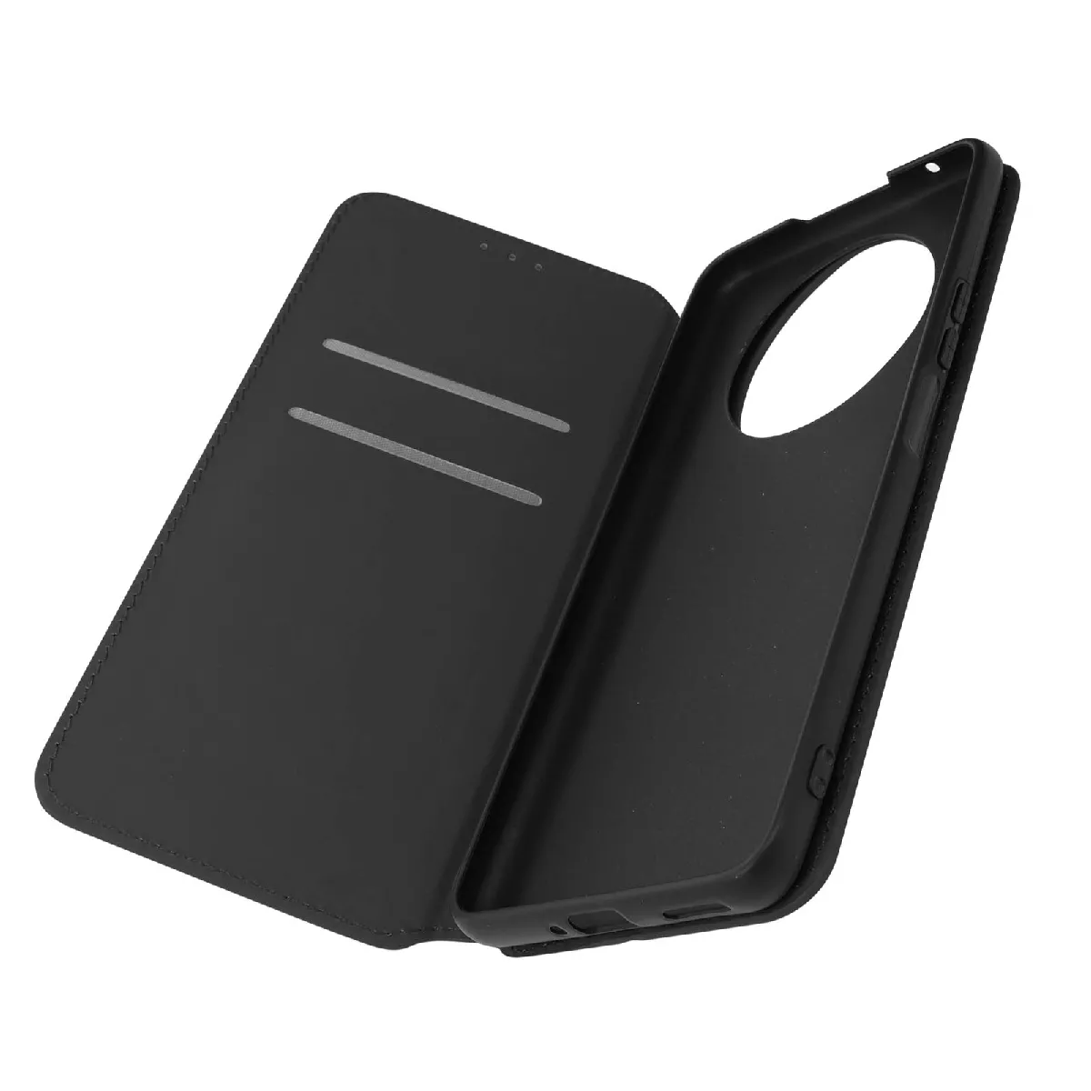 Avizar Noir Housse Pour Honor Magic 4 Lite Clapet Portefeuille Support Vidéo