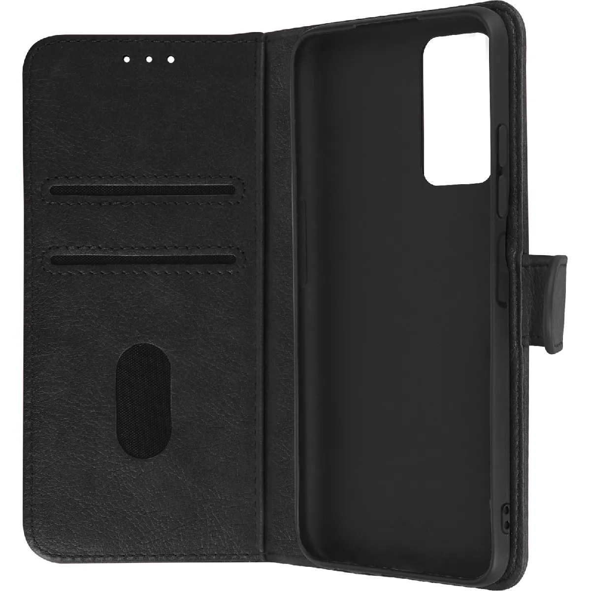 Avizar Noir Étui Pour Xiaomi Redmi Note 11 / Note 11S Clapet Portefeuille Fonction Support