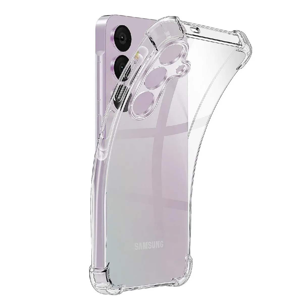 Xeptio Coque Souple À Bords Renforcés Samsung Galaxy A55 5G - Transparent