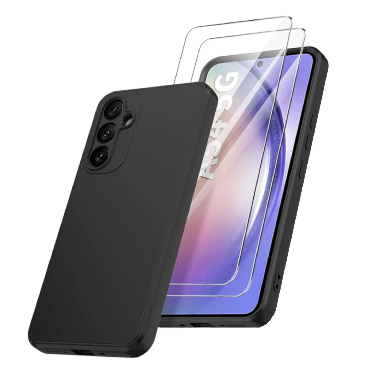 Little Boutik Noir Coque En Silicone Samsung Galaxy A54 5G