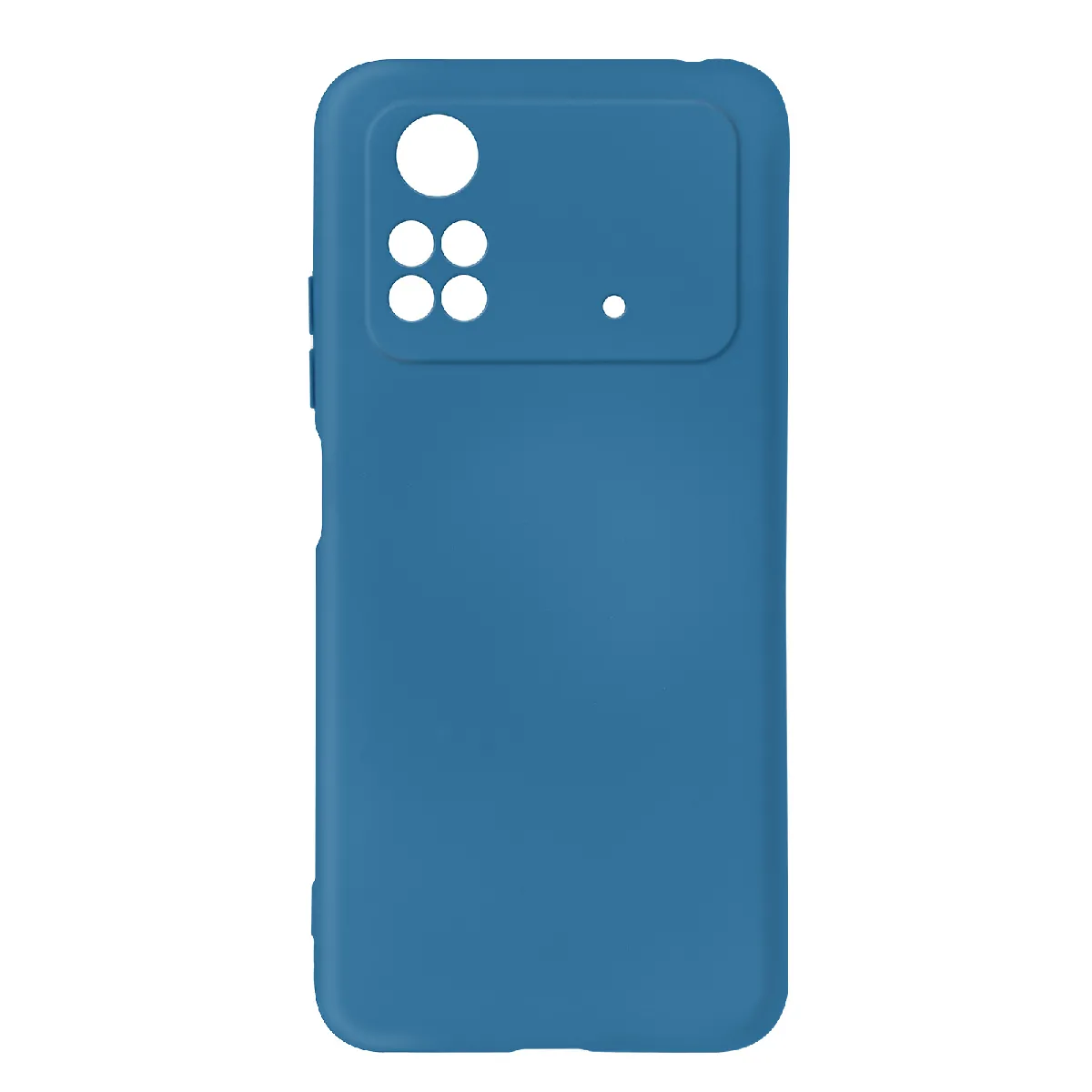 Avizar Bleu Coque Xiaomi Poco M4 Pro 4G Semi-Rigide Soft-Touch Fine