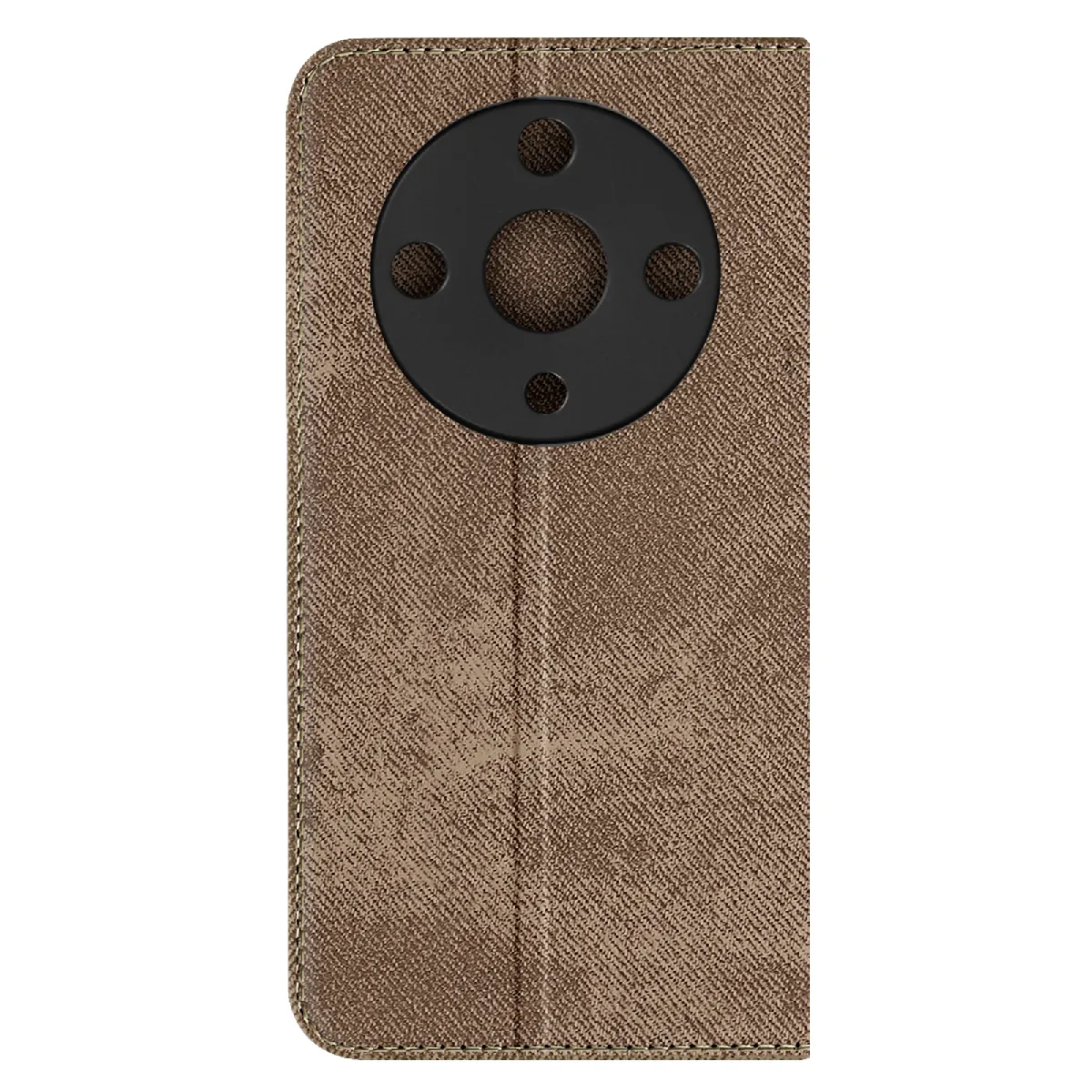 Avizar Bronze Etui Denim Portefeuille Pour Honor Magic 6 Lite 5G Support Vidéo