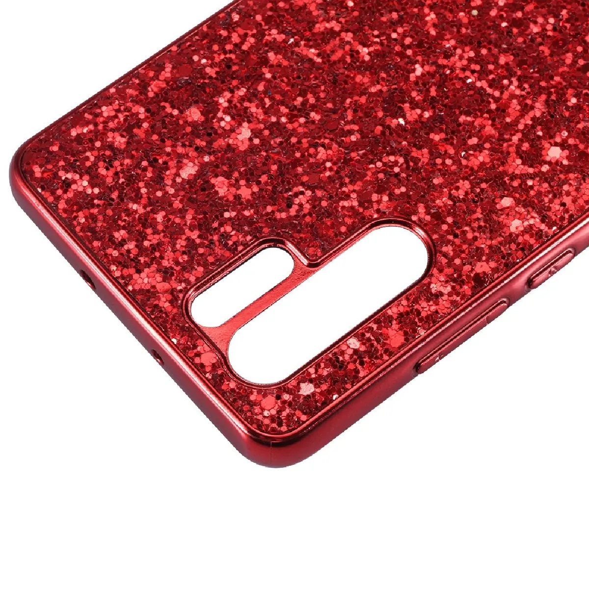 Glitter Liquide Collier Coque Pour Huawei P30 Lite, Glitter Silicone