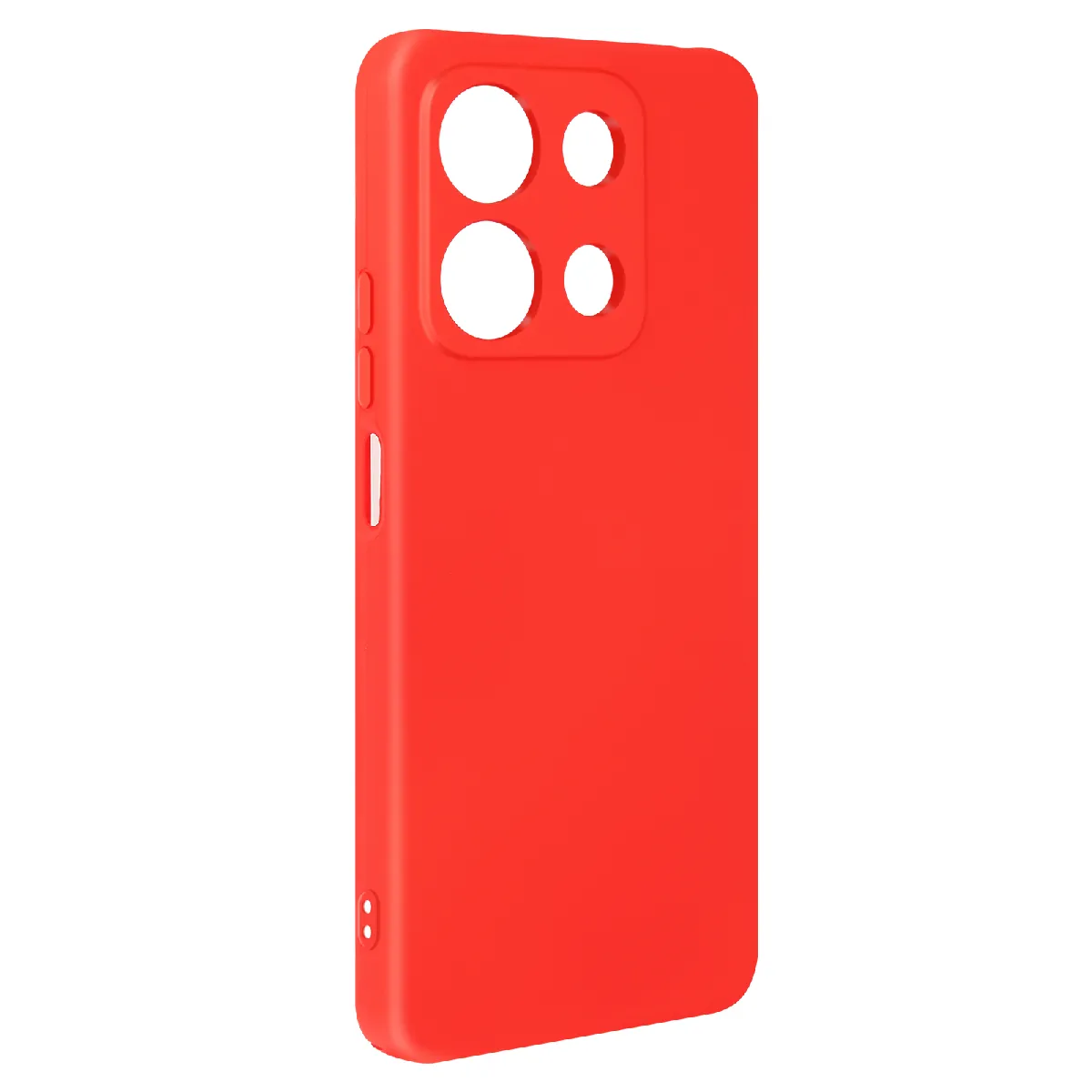 Avizar Rouge Coque Pour Xiaomi Redmi Note 13 4G Soft-Touch Anti-Traces