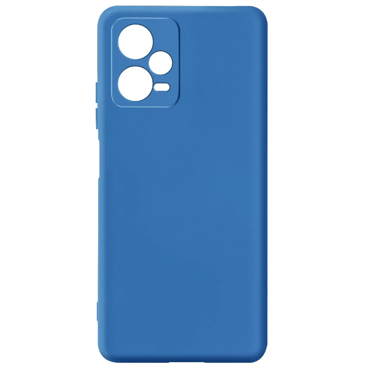 Avizar Bleu Coque Pour Xiaomi Redmi Note 12 5G Semi-Rigide Soft-Touch Fast Cover