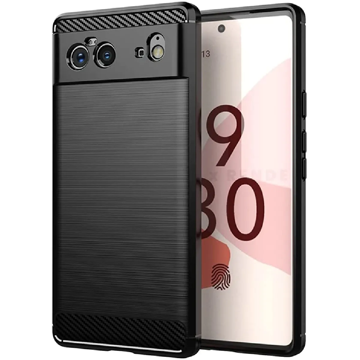 Xeptio Coque Antichoc En Fibre De Carbone Pour Google Pixel 6 5G
