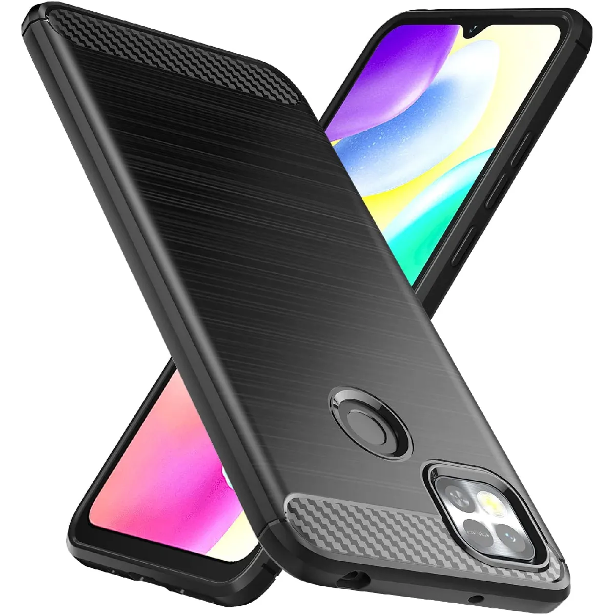 Xeptio Noir Coque Souple Antichoc Xiaomi Redmi 10A 4G