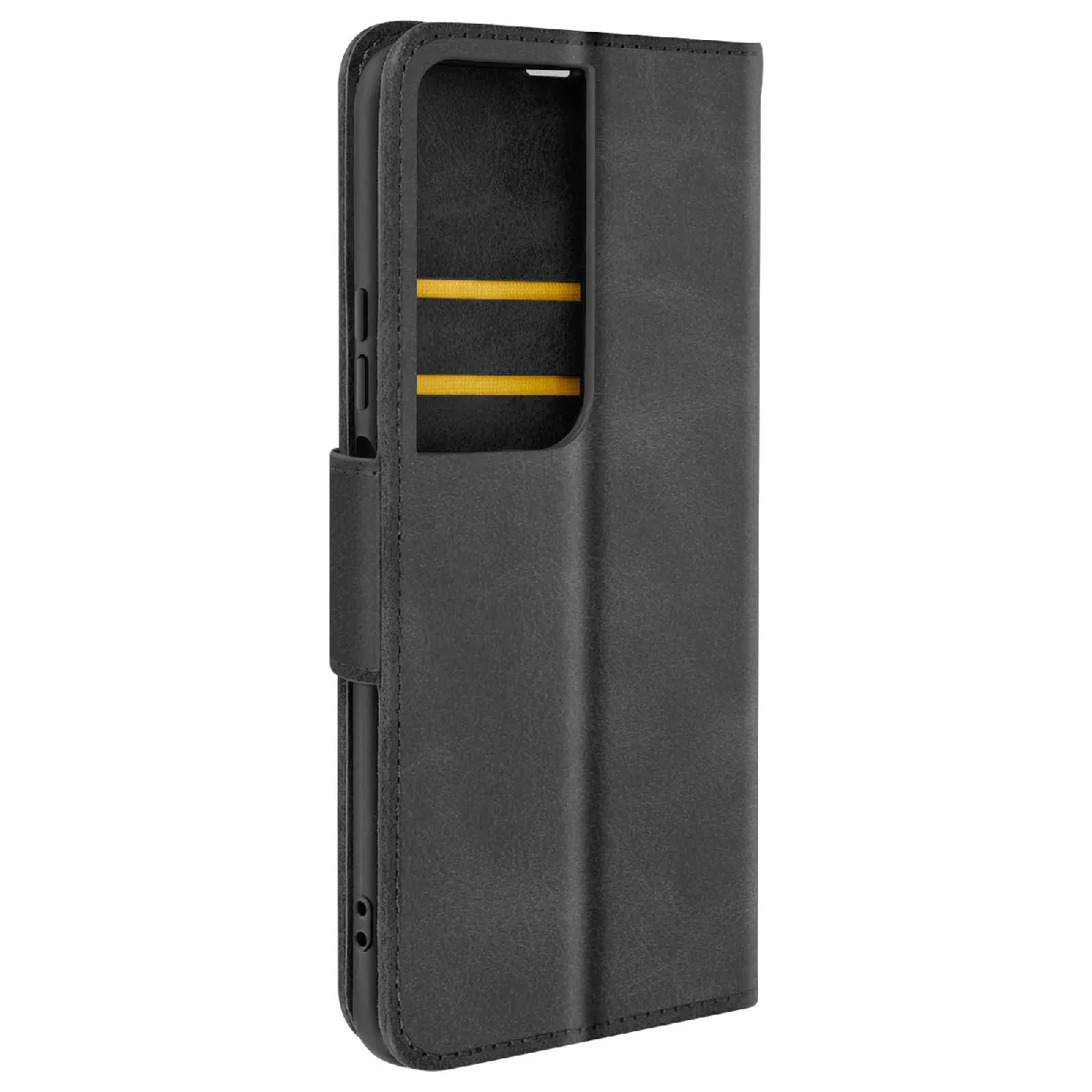 Avizar Noir Étui Pour Honor 90 Smart Clapet Portefeuille Support Dragonne