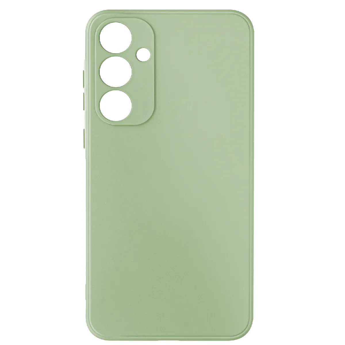 Avizar Vert Coque Pour Samsung Galaxy A55 Soft Touch Mat Silicone Flexible Matcha